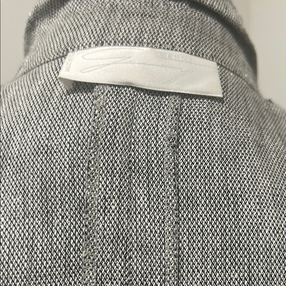 Genny Italy Linen Dress Size 8 Grey Belted Knee-Length - Picture 14 of 16